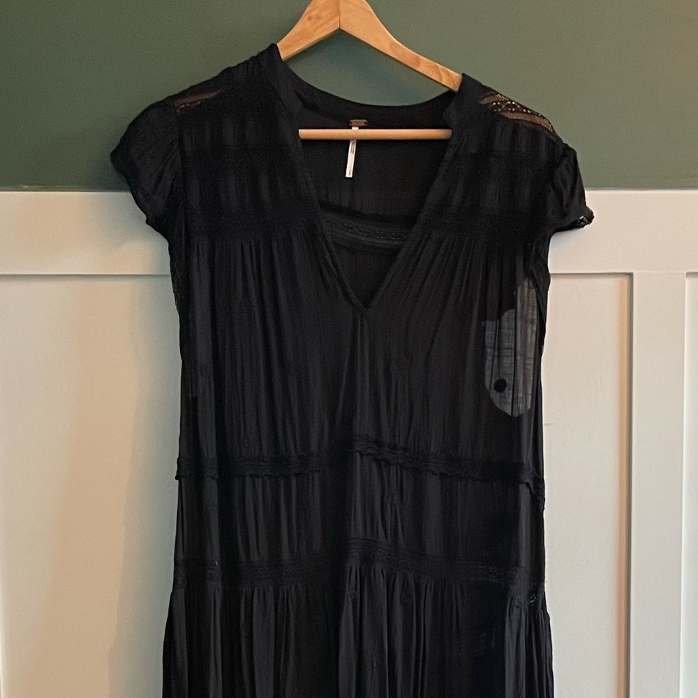 Long Black Free People Dress